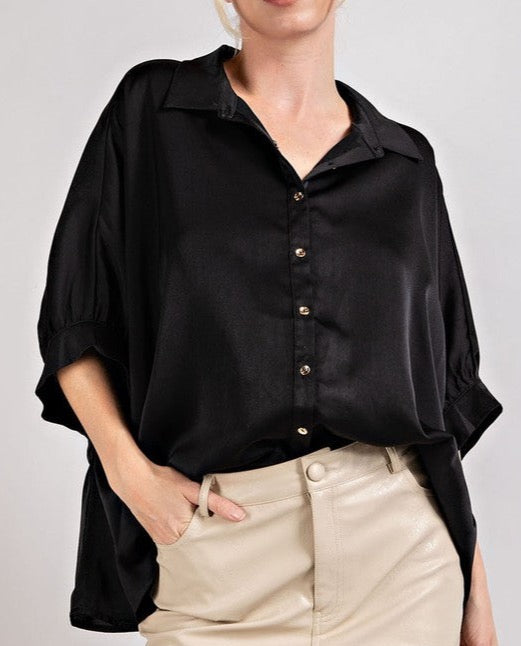 Black Button Down